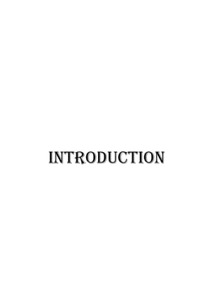 Introduction
 