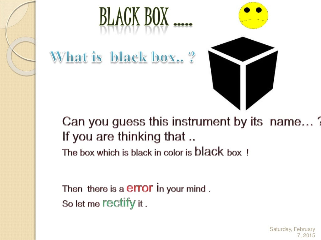 Black box