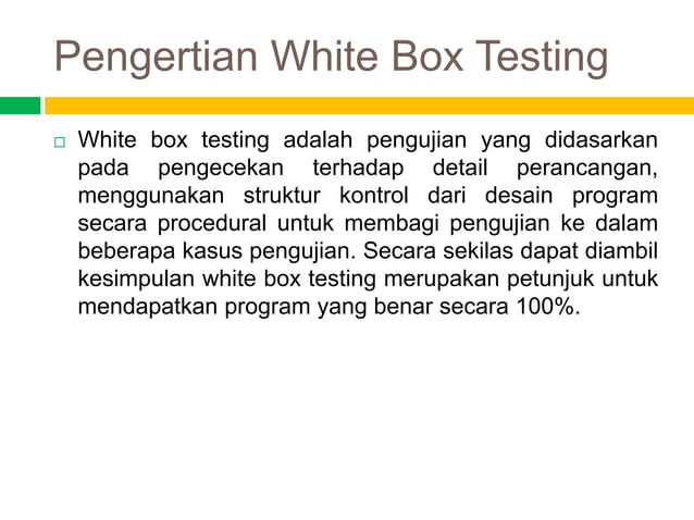 Implementasi Pengujian Black Box dan White Box dalam Sistem Penjualan Online: Menjamin Kualitas dan Keamanan Transaksi