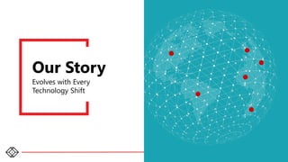 2
Our Story
Evolves with Every
Technology Shift
 