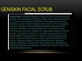GENISKIN FACIAL SCRUB
 
