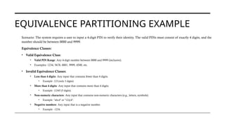 Abcd Testing Example Black box Testing Techniques (BVA, STT, EP, DTT, Use Case) | PPTX