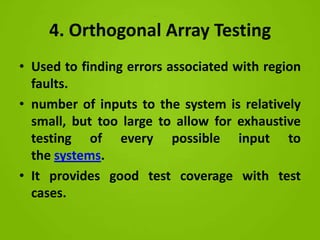 Black box testing or behavioral testing | PPTX