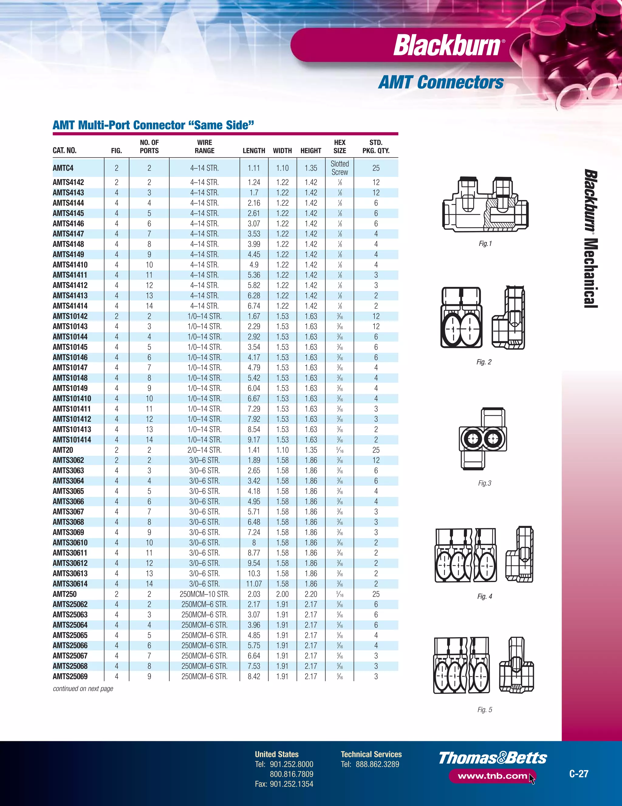 Blackburn Mechanical Connectors Catalogue PDF