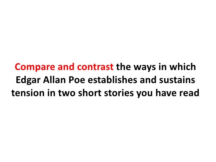 comparison and contrast faulkner and poe essay Comparison and contrast essay a rose for emily from william faulkner and the fall of the house of usher from edgar allan poe. comparison and contrast faulkner and poe essay Comparison and contrast essay a rose for emily from william faulkner and the fall of the house of usher from edgar allan poe.