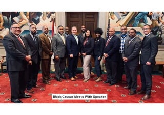 Black Caucus Meets With Speaker
 