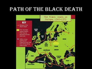 Path of the Black Death 
