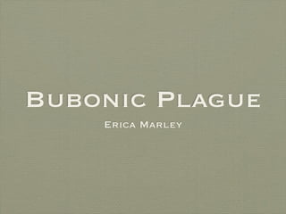 Bubonic Plague
    Erica Marley
 