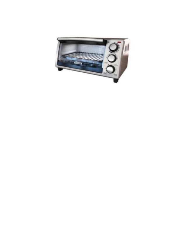 Black Decker 4 Slice Countertop Toaster Oven