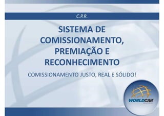 Cadastro WorldCar "Detalhado" - Garantia / Franquia WorldCar