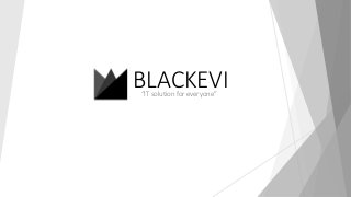 “IT solution for everyone”
BLACKEVI
 