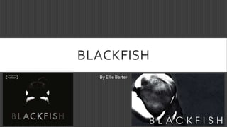 BLACKFISH
By Ellie Barter
 