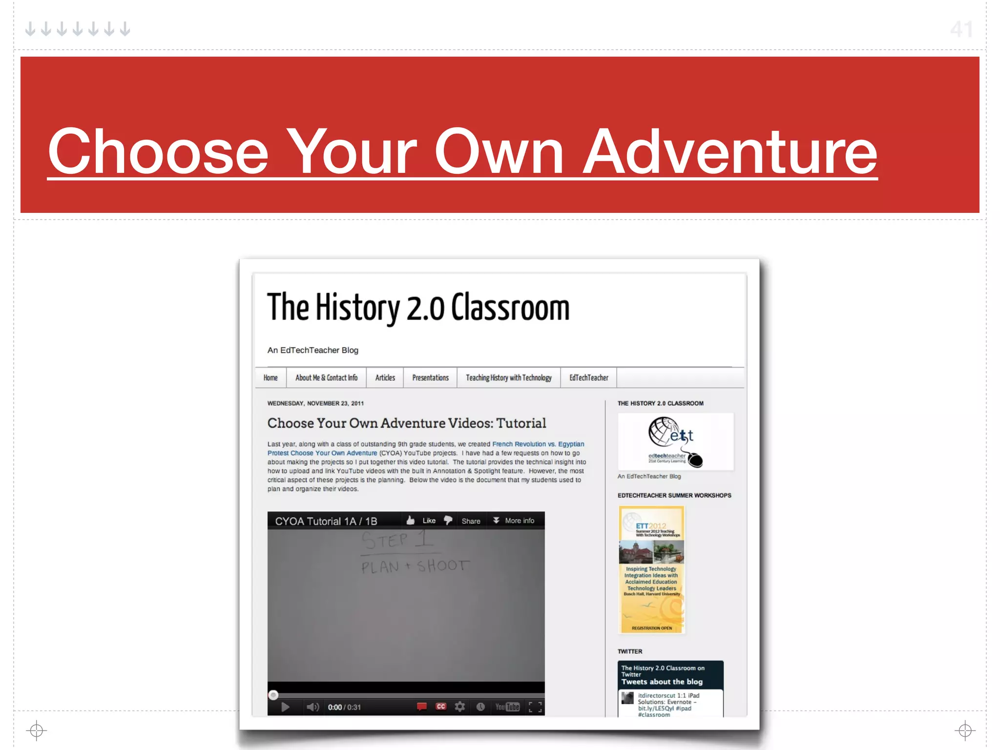 Choose Your Own Adventure
41
 