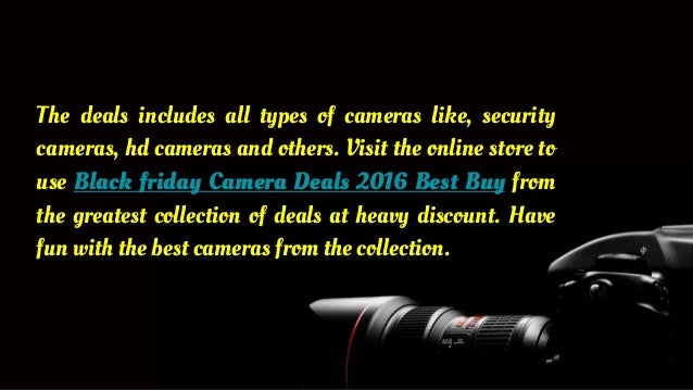 Best buy camera deals black friday 2018