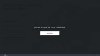 3
NORDISK DIGITAL MARKETING
HUB I KØBENHAVN
Quisma er GroupM's nordiske
performance-bureau.
Data er kernen i alt hvad vi gør, og så er vi
din digitale samarbejdspartner.
Vi er at finde i hele Norden og samlet er vi
mere end 200 digitale specialister i
datadrevet og integreret performance.
Vores specialistkompetencer er både
strategiske, analytiske og tekniske. Det
gør os i stand til at skræddersy løsninger,
der passer perfekt til den enkelte
virksomheds behov.
Ønsker du at se det fulde slideshow?
Klik her
 