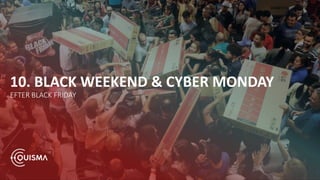 10. BLACK WEEKEND & CYBER MONDAY
EFTER BLACK FRIDAY
 