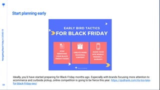 3333
Start planning early
NavigatingBlackFridayinCOVID-19
Ideally, you’d have started preparing for Black Friday months ag...