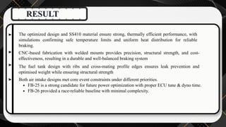 Simulation and Fabrication of Critical Components in Formula Student ...