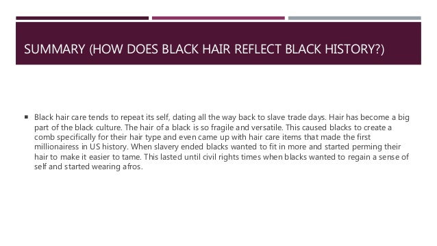 Black Hair Care Culture