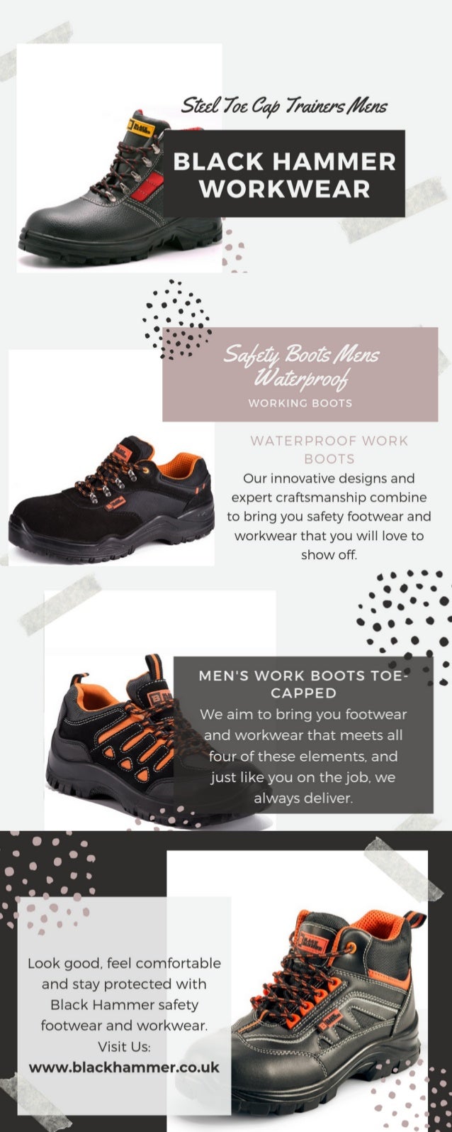 black hammer safety trainers