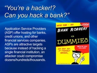 Get Rich or Die Trying - Black Hat 08072008