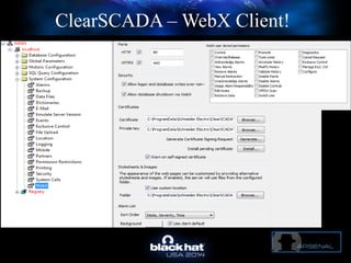 ClearSCADA – WebX Client!
 