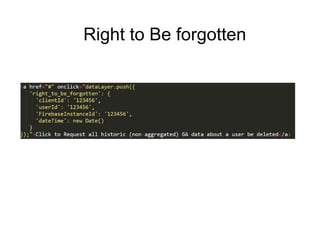 Right to Be forgotten
 