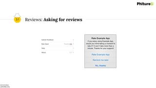 @moritzdaan
@ASOMonthly
Reviews: Asking for reviews3.1
 