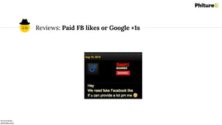 @moritzdaan
@ASOMonthly
Reviews: Paid FB likes or Google +1s3.10
 