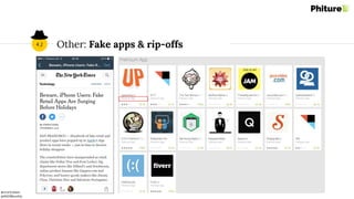 @moritzdaan
@ASOMonthly
Other: Fake apps & rip-offs4.2
 