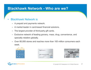 Blackhawk Network - Scaling on XAP_2011 Customer Rodadshow | PDF