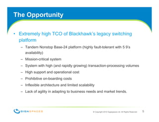 Blackhawk Network - Scaling on XAP_2011 Customer Rodadshow | PDF