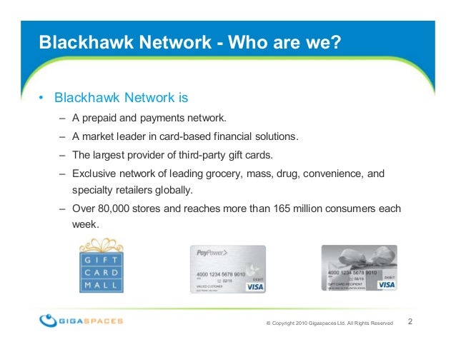 Blackhawk Network Scaling On Xap 2011 Customer Rodadshow