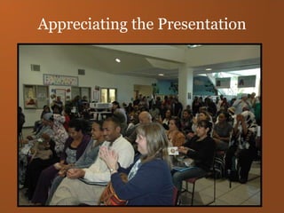 Appreciating the Presentation 