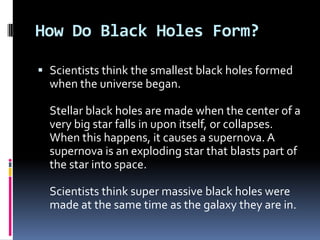 Black hole Slide 5