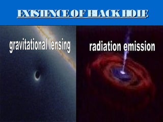 EXIST NCE OF B ACK H E
     E        L     OL
 