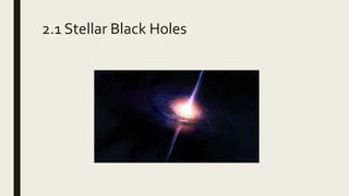 2.1 Stellar Black Holes