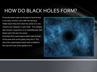 Black holes anabelcarlosandres_1eso | PPT
