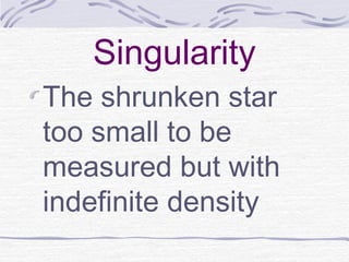 Black holes (science) | PPT