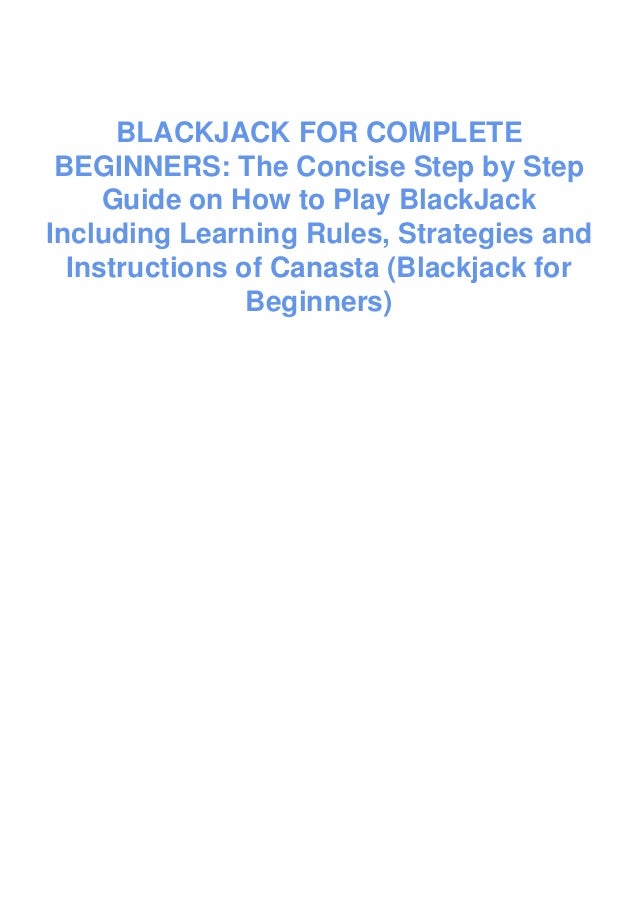 Ebook Pdf Blackjack For Complete Beginners The Concise Step By S Ebook Pdf Blackjack For Complete Beginners The Concise Step By S