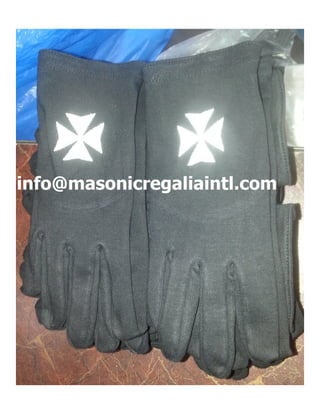 Black Knight Templer Cotton Gloves