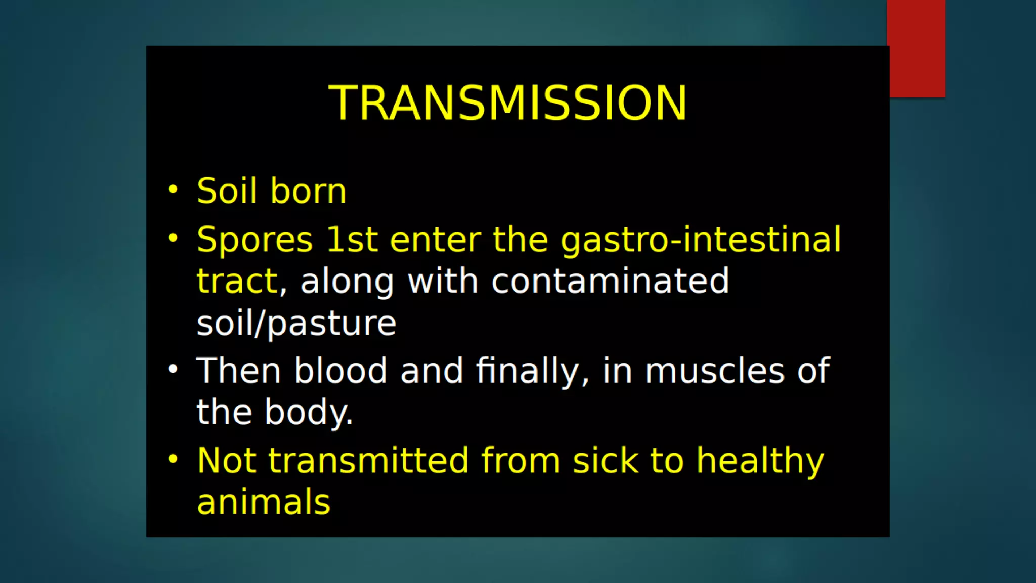 Black leg in ruminants. | PDF