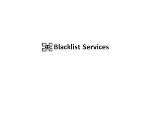 Blacklist presentation 1