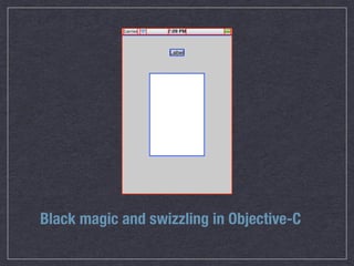 Black magic and swizzling in Objective-C
 