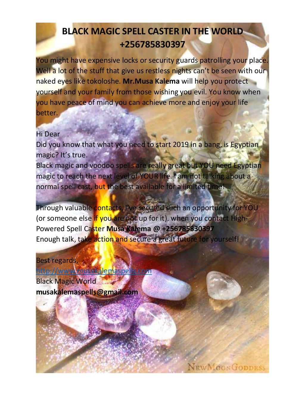 Black magic spell caster in the world