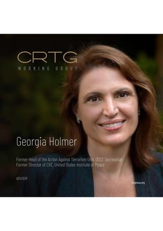 CRTG Working Group_Georgia Holmer_Advisor