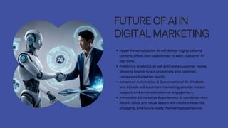 AI IN DIGITAL MARKETING AND AI IN FUTURE | PDF