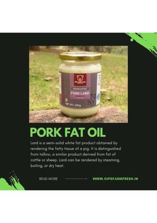 Pork Fat Oil