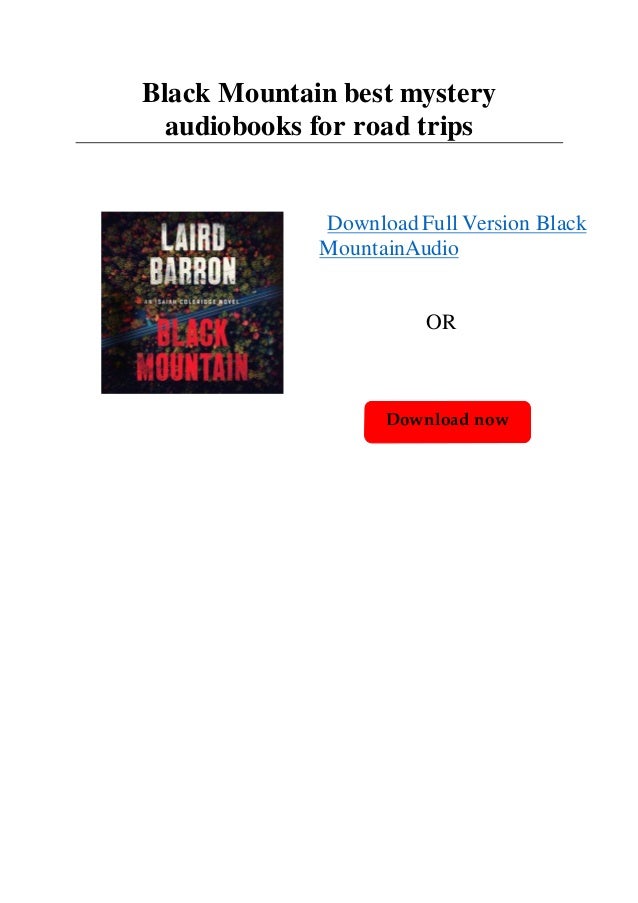 Black Mountain best mystery audiobooks for road trips