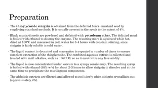 Defatted Mustard Process Black mustard | PDF